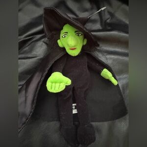 Vintage 1998 Warner Brothers Wizard of Oz Wicked Witch of the West Plush/Beanbag